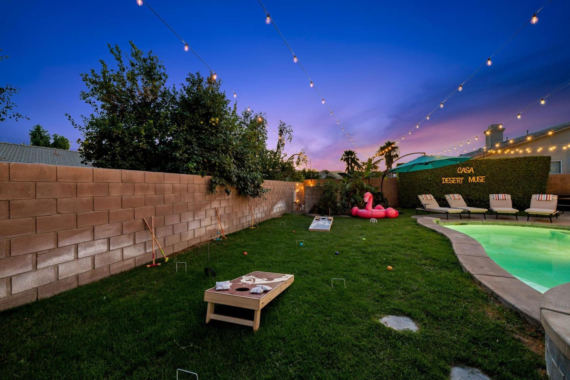 Casa Desert Muse With Heated Pool Spa Firepit Mini Golf And Games Indio Luaran gambar
