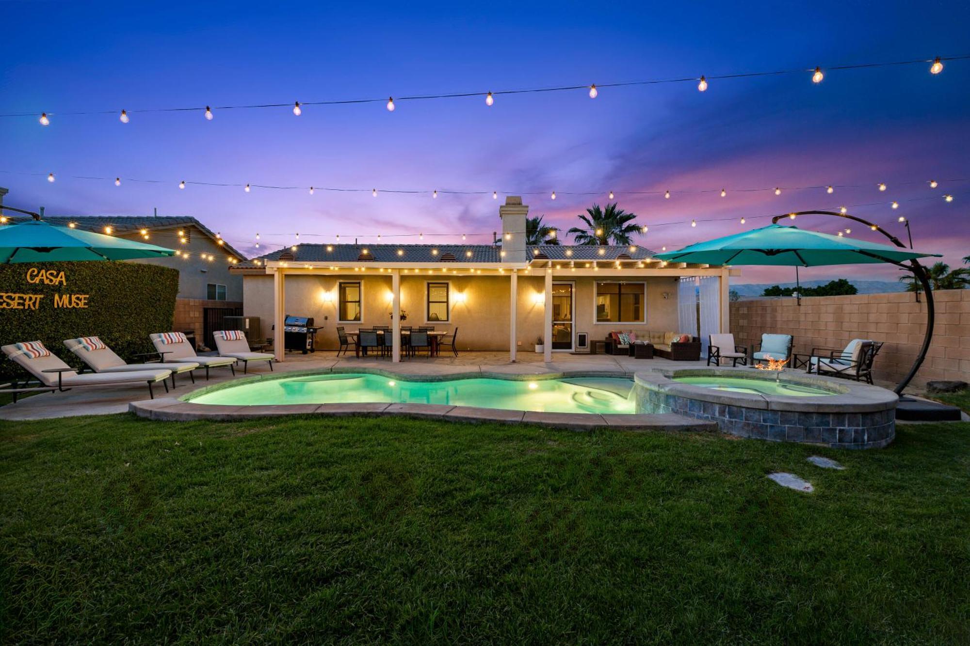 Casa Desert Muse With Heated Pool Spa Firepit Mini Golf And Games Indio Luaran gambar